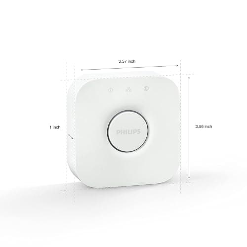 Philips Hue Bridge, Unlock the Full Potential of Hue Bridge System, Multi-Room and Out-of-Home Control, Create Automations and Zones, Smart Lighting Hub, Works with Voice and Matter-Compatible thumbnail 2