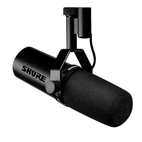 Shure SM7dB Dynamic Vocal Microphone with Built-in Preamp – Studio Mic for Streaming, Podcasting, and Recording – Smooth Sound, Wide Frequency Range, Rugged Build, Windscreen Included, Black - Image 1