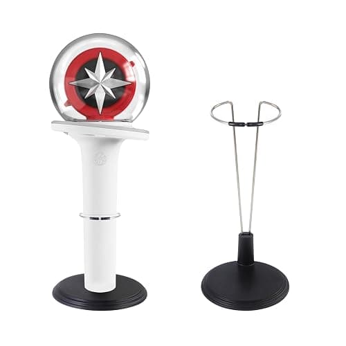 MingQiEven Lightstick Stand 2 Pack Black Holder for Official Lightsticks Fits Complicable withStray Kids|Enhypen|Ateez|Twice|Kpop - Image 1