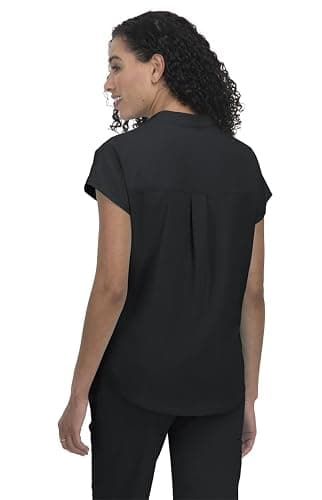 KOI Basics Ari Women's 1-Pocket Stretch Tuck-in Scrub Top thumbnail 3