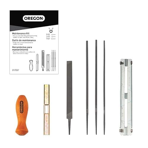 Oregon Universal Chainsaw Field 7pc Sharpening Kit - Includes 5/32", 3/16", and 7/32" Round Files, 6" Flat File, Handle, Filing Guide, and Travel Pouch (617067) thumbnail 2