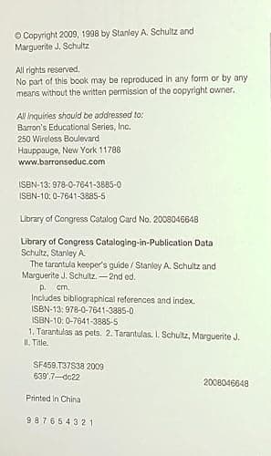 The Tarantula Keeper's Guide: Comprehensive Information on Care, Housing, and Feeding thumbnail 3