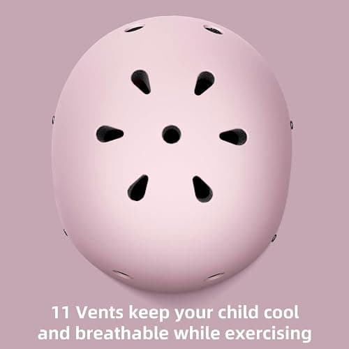67i Kids Bike Helmet Toddler Helmets for Ages 3-8 Years Old Girls Boys Kid Adjustable Skateboard Bicycle Helmets Multi-Sport Ventilation Skateboarding Cycling Scooter Roller Skate Helmet thumbnail 5