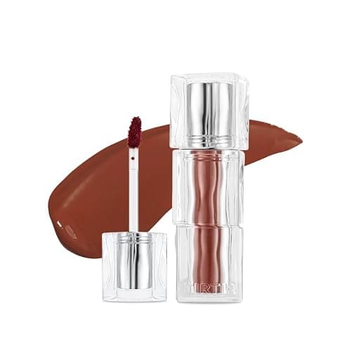 TIRTIR [*Mini Size Waterism Tinted Lip Gloss #06 Honey Nut, 0.06 Fl Oz – Kiss Ready Lipgloss, 12H Long Lasting Non Sticky Natural Tinted Glow Korean Multiuse Cheek and Lip Tint for Women gift - Image 1