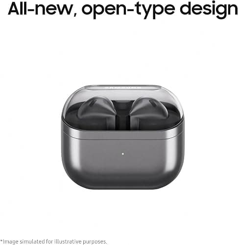 Samsung Galaxy Buds 3 Wireless Earbud Headphones - Silver thumbnail 2