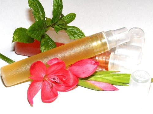 Elizabethan Rose Botanical Perfume Oil In Atomiser Bottle - Image 1