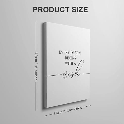 prinfantasy Minimalist Wall Art Inspirational Quotes - Aesthetic Canvas Prints Modern Artwork for Gifts YH076 thumbnail 2