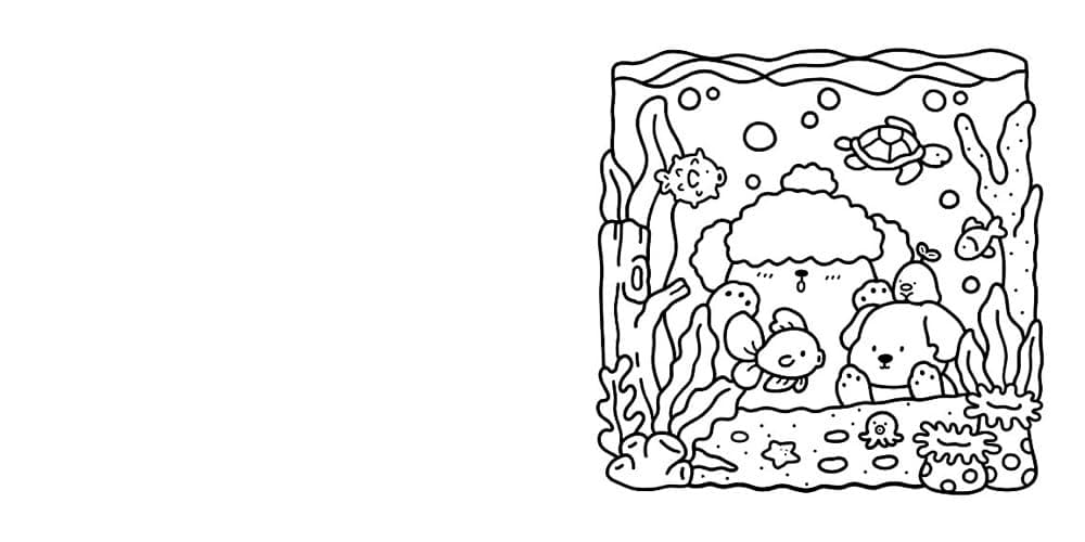 Cozy Cuties: Coloring Book for Adults and Kids (Cozy Spaces Coloring) thumbnail 4