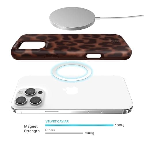 VELVET CAVIAR for iPhone 16 Pro Case - Compatible with MagSafe [10ft Drop Tested] - It Girl Leopard Print thumbnail 4