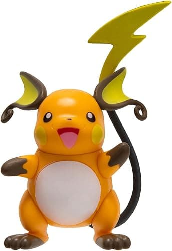 Pokémon Battle Figure 8 Pack - Features 2-Inch Pikachu, Eevee, Appletun, Growlithe, Mimikyu, Togepi, 3-Inch Raichu & Hawlucha - Authentic Details thumbnail 3