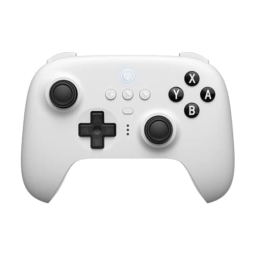 8BitDo Ultimate Bluetooth Controller with Charging Dock, Wireless Pro Controller with Hall Effect Sensing Joystick, Compatible with Switch, Windows and Steam Deck (White) thumbnail 3