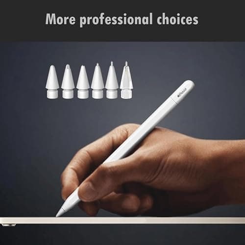 SIXFU Replacement Pencil Tips for Apple Pencil, Multiple Durable iPencil Tip Nibs Accessories for iPad Pro/Apple Pencil Pro/USB-C/ 1st Gen/ 2nd Generation (6 PCS) thumbnail 7