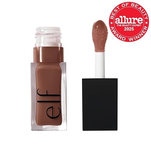 e.l.f. Glow Reviver Lip Oil, Nourishing Tinted Lip Oil For A High-shine Finish, Infused With Jojoba Oil, Vegan & Cruelty-free, Honey Talks thumbnail 2