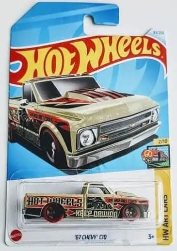 Matchbox Hot Wheels '67 Chevy C10, HW Art Cars 2/10 - Image 1