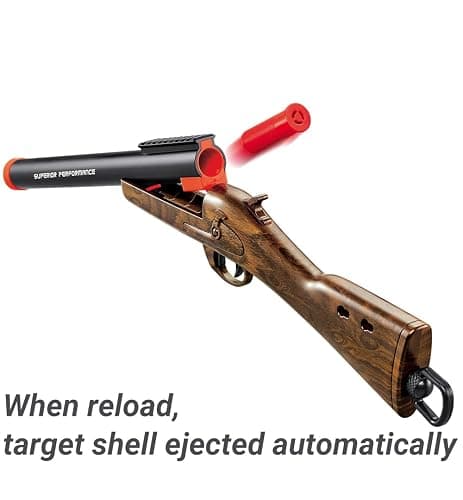 Safe Toy Double Barrel Gun for Boy with Ejecting Shell Soft Bullets,Realistic Model Shotgun Toys Foam Blaster Play Gun Toy with Soft Bullet Look Real Hunting Action for Children (MINIGUN) thumbnail 4
