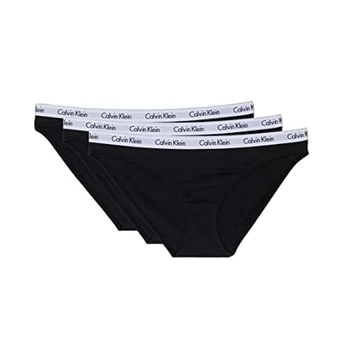 Calvin Klein Women's Carousel Logo Cotton Stretch Bikini Panties, 3 Pack - Image 1