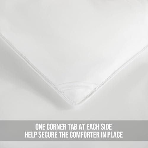 All Season Comforter King Size White,Thick Comforter for Night Sweats,Down Alternative Comforter,Duvet Insert with 8 Corner Tabs, Winter Warm Quilts Hotel Collection Reversible Fluffy Hypoallergenic thumbnail 4