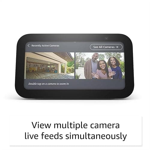 Amazon Echo Show 5 (newest model), Smart display with Alexa+ Early Access, 2x the bass and clearer sound, Charcoal thumbnail 5