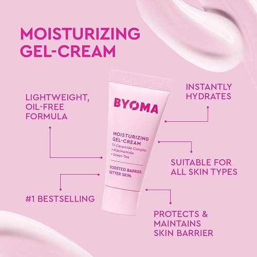 BYOMA So Hydrating Set - Barrier Repair Skincare Set - Creamy Jelly Cleanser, Hydrating Face Serum & Ceramide Face Moisturizer for Dry Skin - Anti Wrinkle, Alcohol Free Skin Care - 30ml, 15ml, 15ml thumbnail 5
