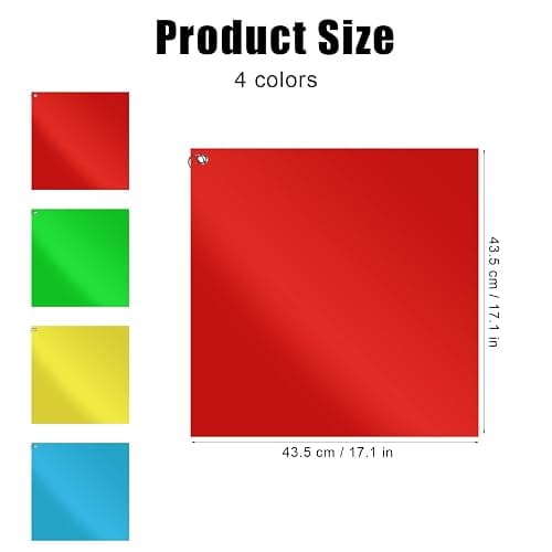 4pcs Horse Training Flag, 5.25 Feet Red Telescopic Flag Poles with 17.1x17.1inch Retractable Horse Training Equipment Horse Flag (Four Colors) thumbnail 4