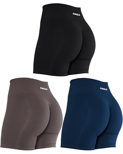 AUROLA Intensify Workout Shorts for Women Seamless Scrunch Short Gym Yoga Running Sport Active Exercise Fitness Shorts - Image 1