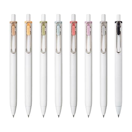 Mitsubishi Pencil UMNS38FC8C Gel Ballpoint Pen Uni-Ball One 0.38 Fica Color Set of 8 Colors thumbnail 3