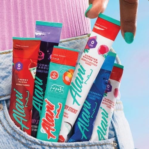 Alani Energy Drink Powder Variety Pack – 16 Stick Sampler, ALL 8 Flavors with 200mg Caffeine Each | Preworkout Boost & Electrolytes Powder Packets | Bundled by Mix It Up Munchies | Healthy Gift Pack thumbnail 4
