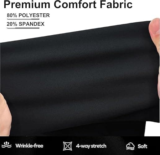 Kubsid Womens Straight Leg Pants 2026 High Waisted Stretchy Business Casual Work Pants Dress Office Trousers with Pockets thumbnail 5