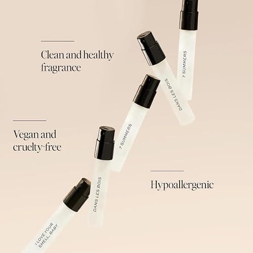 DIME Beauty Perfume Sampler, Hypoallergenic, Clean Perfumes, Eau de Toilette For Women (Set of 5, 2 ml) thumbnail 8