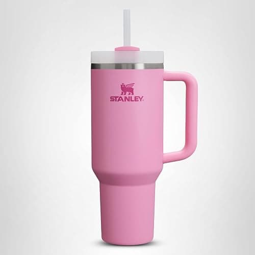 STANLEY Quencher H2.0 Tumbler with Handle and Straw 40 oz | Flowstate 3-Position Lid | Cup Holder Compatible for Travel | Insulated Stainless Steel Cup | BPA-Free | Peony thumbnail 10