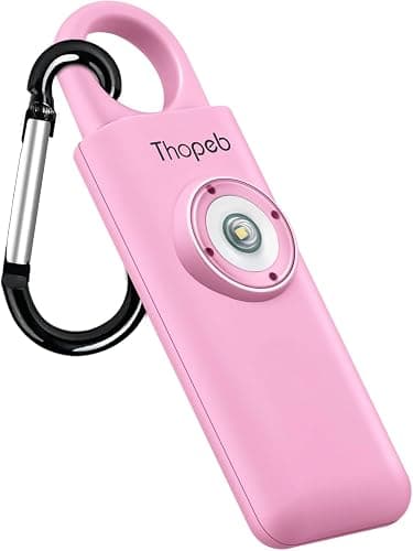 Personal Safety Alarm for Women – Superior Loud Siren & SOS Strobe | Premium Compact & Well-crafted Self Defense Keychain Alarm, College Dorm Essential, Variety of Colors (Pink) thumbnail 11