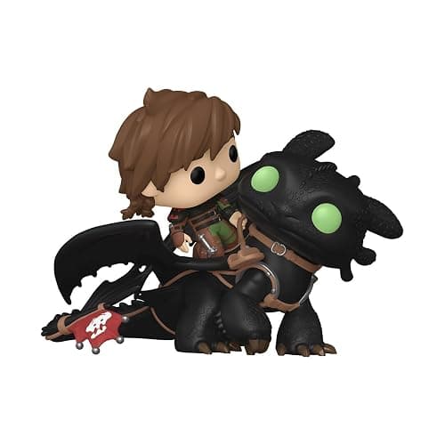 Funko Pop! Rides Deluxe: How to Train Your Dragon – Hiccup with Toothless - Collectable Vinyl Figure - Gift Idea - Official Merchandise - for Kids & Adults - Movies Fans thumbnail 4
