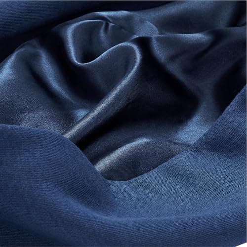 ARRIA Satin-Lined Hoodie – Oversized Hood for Frizz Free Hair, Comfy Premium Cotton Sweatshirt, Minimalist, Women’s Fashion, Fall Winter & Spring Trendy Essential Pullover (Medium, Navy) thumbnail 3