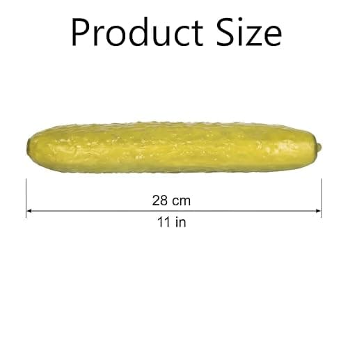 Novelty Squeeze Stress Ball, Jumbo Pickle Shaped Fidget Toy, Giant Squishy Toys, Slow Rebound Gel Stress Reliever for Adults thumbnail 3