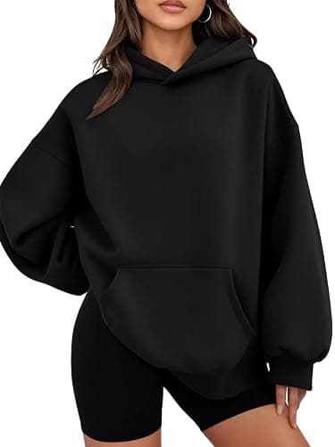 WYNNQUE Hoodies for Women Oversized Sweatshirts Fall Fashion Outfits 2025 Casual Sweaters Tops Fleece Workout Winter Clothes - Image 1