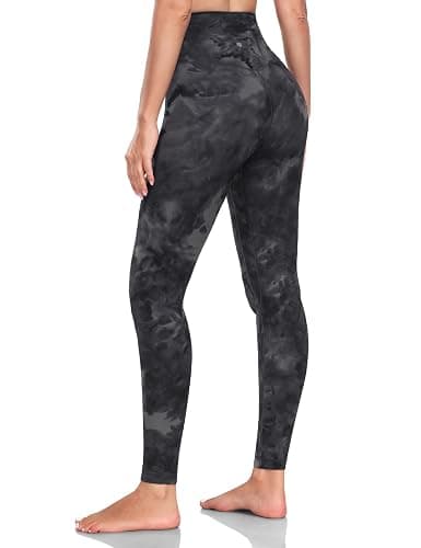 HeyNuts Yoga Pro Leggings, High Waisted Soft Pants Buttery Workout Athletic Compression Yoga Pants - Image 1