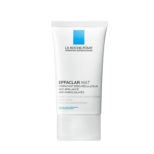 La Roche-Posay Effaclar Mat, Daily Moisturizer For Oily Skin, Visibly Reduces The Look Of Pores, Oil-Free Mattifying Moisturizer, Smooths Skin Texture, Non-Comedogenic & Dermatologist Tested - Image 1