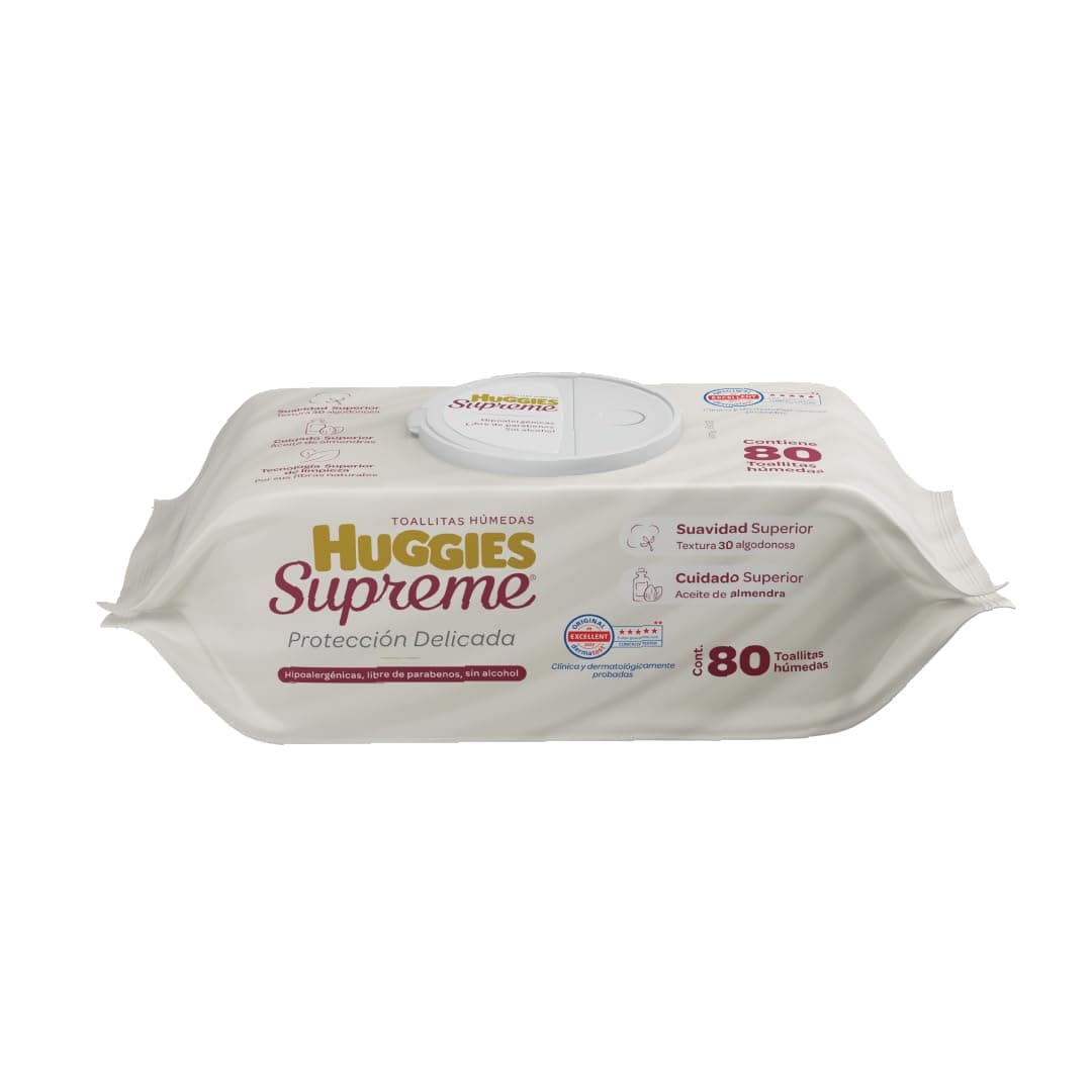 Huggies Supreme Protección Delicada, Toallitas Húmedas para Bebé, 960 Toallitas thumbnail 2
