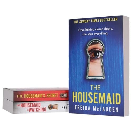 The Housemaid 3-Book Box Set Thriller Bundle -The Housemaid, The Housemaid’s Secret & The Housemaid Is Watching By Freida McFadden Crime, Suspense and Domestic Thriller Collection thumbnail 6