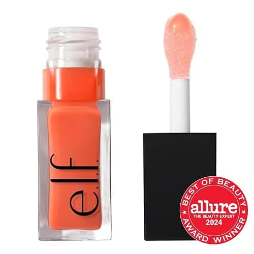 e.l.f. Glow Reviver Lip Oil, Nourishing Tinted Lip Oil For A High-shine Finish, Infused With Jojoba Oil, Vegan & Cruelty-free, Coral Fixation thumbnail 2