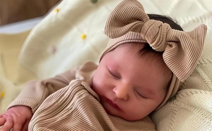 Zero Pam Reborn Baby Dolls-20 in Silicone Baby Doll, 3D Painted Skin Cloth Body Real Life Newborn Babies, Silicone Reborn Dolls with Accessories thumbnail 5