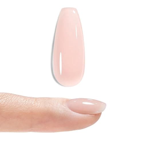 Beetles Builder Gel for Nails, 8 in 1 Natural Nude Translucent Color | for Thickening, Strengthening and Building Instant Apex,Beginner-Friendly DIY Salon at Home, UV & LED Lamp Cured Needed thumbnail 9