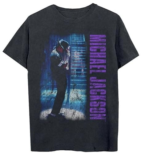 Michael Jackson Unisex Adult Michael Jackson Official Merch Black Or White Video Graphic T-Shirt - Image 1