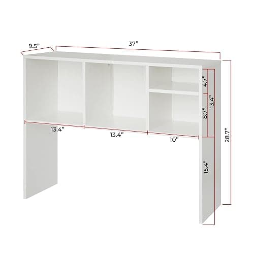 DormCo The College Cube - Desk Bookshelf - White Color thumbnail 2