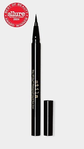 stila Waterproof Liquid Eye Liner, Stay All Day Makeup with Fine Brush Tip Lasting Satin Finish, Smudge-Proof & Transfer-Resistant thumbnail 2