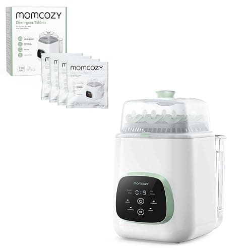 Momcozy KleanPal Pro Baby Bottle Washer & Momcozy Official Washing Block for Momcozy KleanPal Pro Baby Bottle Washer, 120 Tablets - Image 1