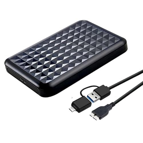 Tianken 1TB Ultra Slim Portable External Hard Drive 2.5'' USB 3.0 HDD Storage for PC, Mac, Laptop, PS4, PS5, Xbox one - Image 1