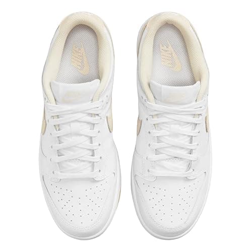 Nike Women's Dunk Low Sneaker - 8 - White/Pearl White thumbnail 4