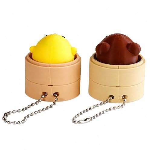 Lanxitown Keyboard Fidget Toy 2PCS Clicker Fidget Set Duck & Bear 3D Printed Keyboard Clicker Fidget Keychain Clicky Stress Relief Toy for Adults Anxiety ADHD Desk Toy thumbnail 6