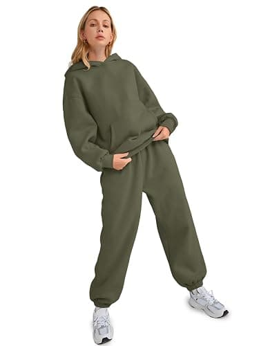 AUTOMET Womens 2 Piece Outfits Lounge Hoodie Sweatsuit Sets Plus Size Fall Fashion Clothes Airport Travel Pants Tracksuits thumbnail 5